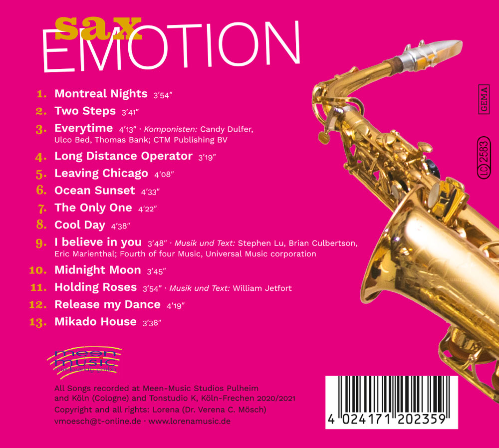 CD sax Emotion